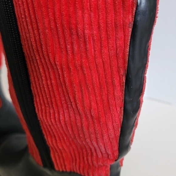 THE Original Muck Red Corduroy Tall Rain Boots - Picture 6 of 8